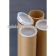 Custom made biodegradable cylinder cardboard shipping tube mailing tube with metal/plastic caps